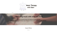 Desktop Screenshot of musictherapywithshari.com